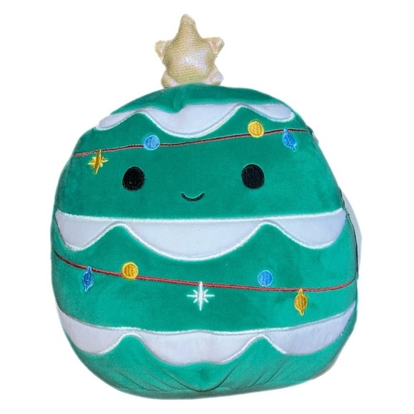 8” Squishmallow NWT Christmas Tree Johann 2022 Holiday Gifts - Picture 8 of 8